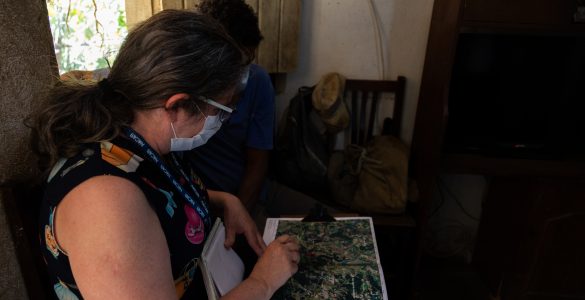 Foto 18 - Visita da Gerência de Participação e Engajamento e ampliação de contatos. Pindaíbas, em Pequi. (Bárbara Ferreira).